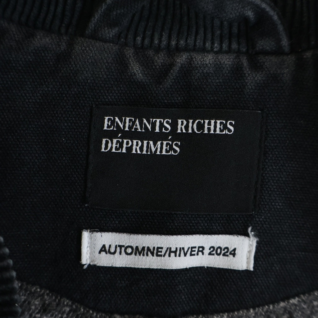 ENFANTS RICHES DEPRIMES(アンファンリッシュデプリメ) Blanket Lined Work Jacket ブランケット ダメージ加工ジャケット アウター グレー