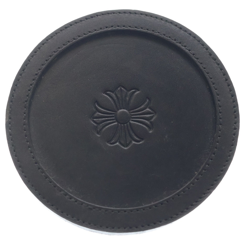 CHROME HEARTS(クロムハーツ) COASTER CHプラス レザーコースター ブラック