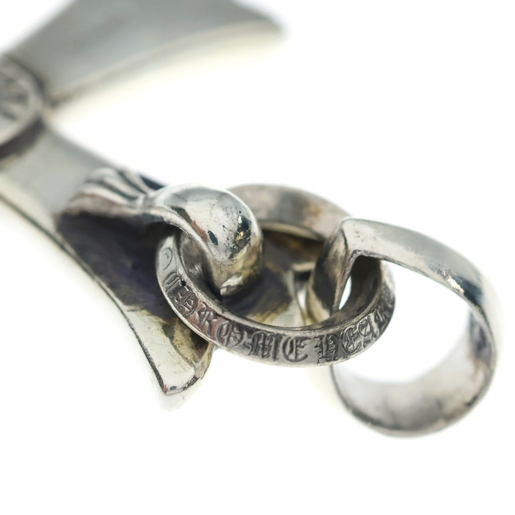 CHROME HEARTS(クロムハーツ) CH CRS LG W/BALE Wベイル ラージCHクロスペンダントトップ シルバー BCA215