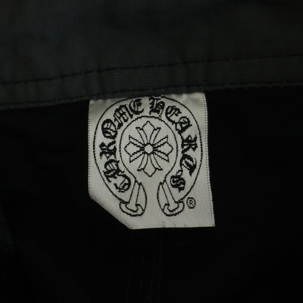 CHROME HEARTS(クロムハーツ) SWIM PANTS CRS BTN クロスボールボタン スクロールラベル付 ハーフパンツ ブラック