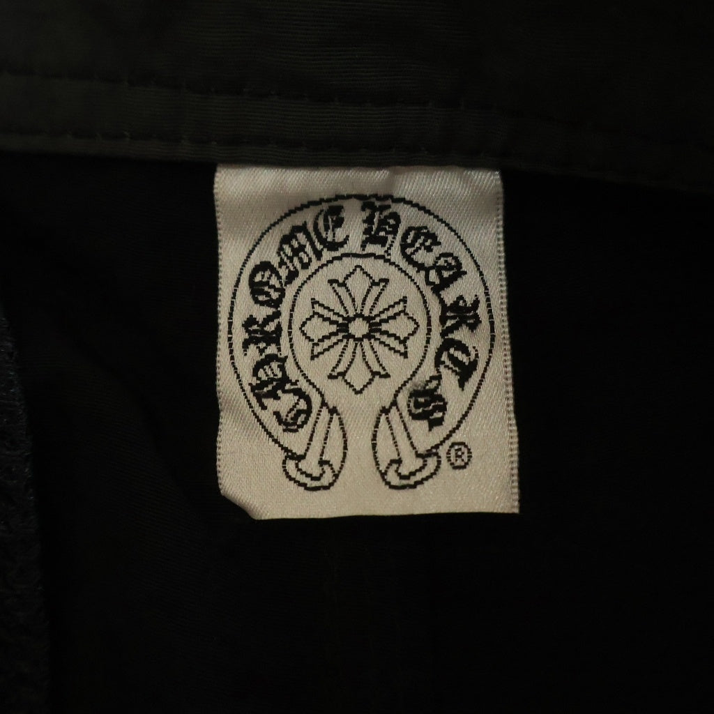 CHROME HEARTS(クロムハーツ) SWIM PANTS CRS BTN クロスボールボタン スクロールラベル付 ハーフパンツ ブラック