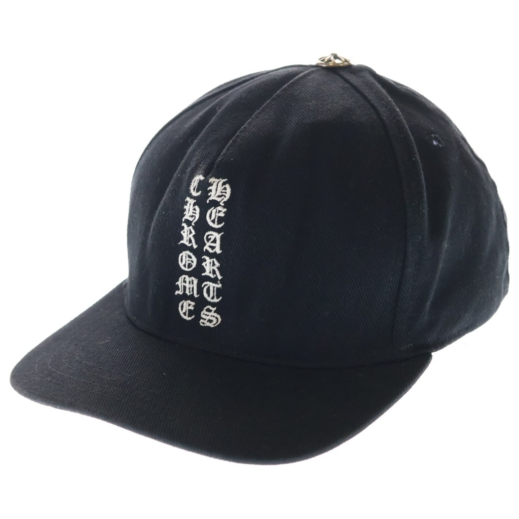 CHROME HEARTS(クロムハーツ) Vertical Logo Hat CHロゴ ベースボールキャップ 帽子 ブラック