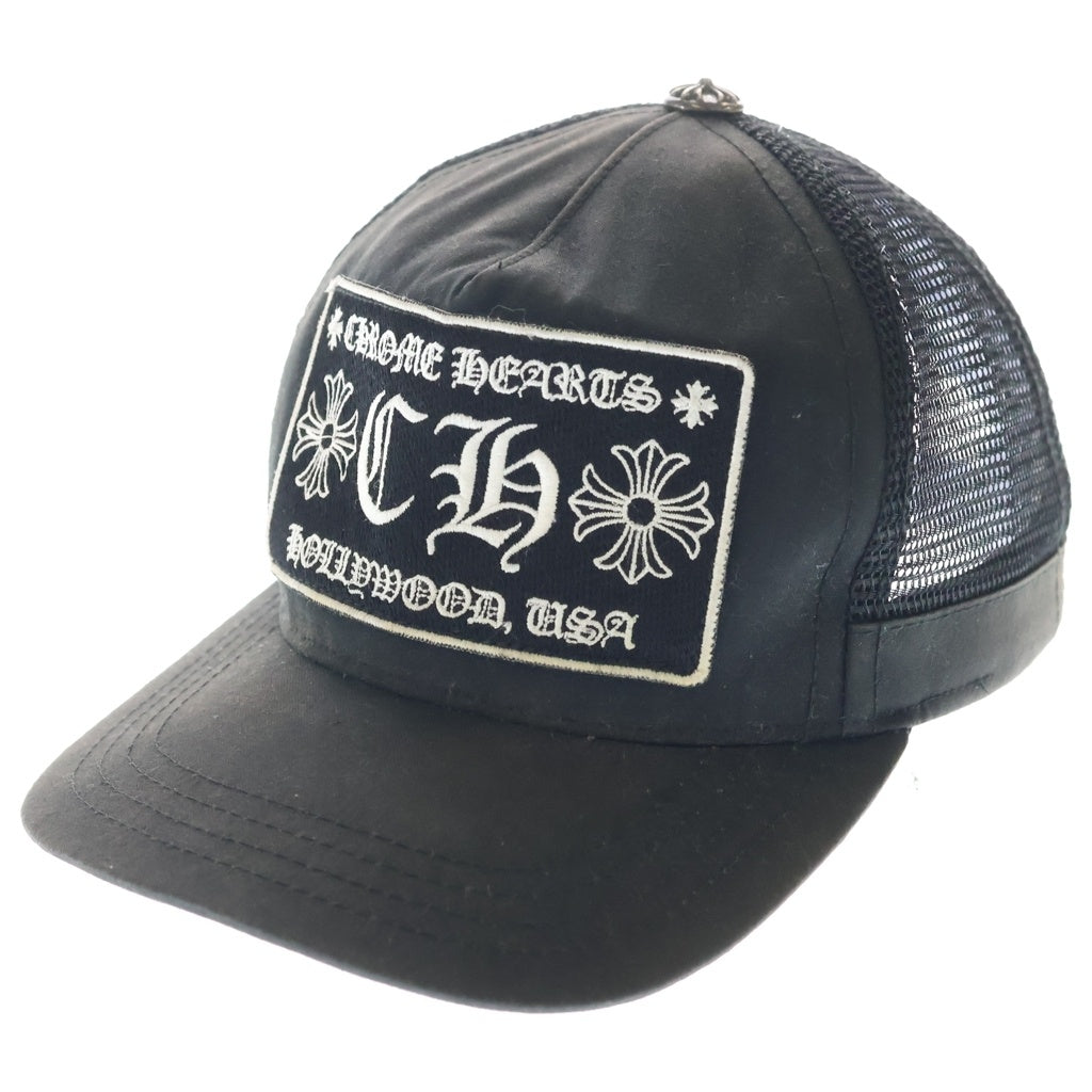 CHROME HEARTS(クロムハーツ) TRUCKER CAP CHロゴ メッシュトラッカーキャップ 帽子 ブラック