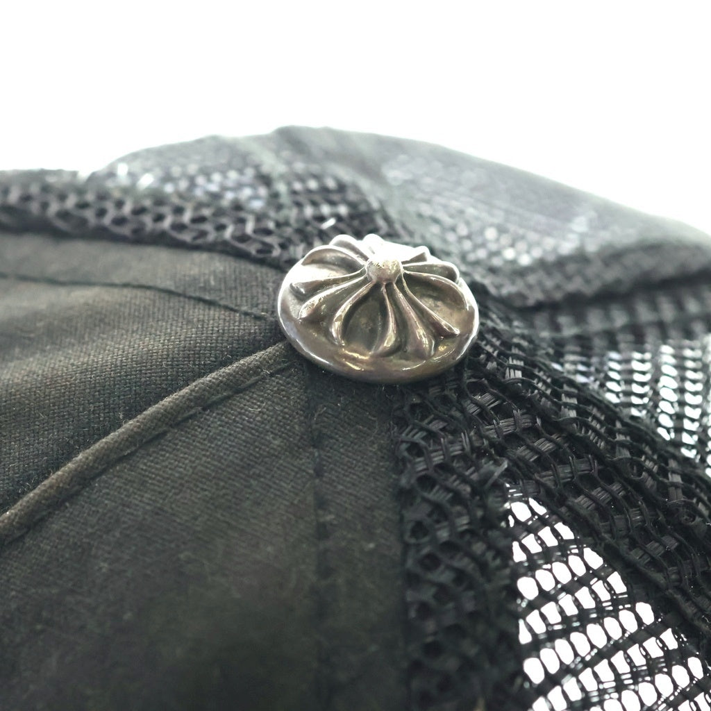CHROME HEARTS(クロムハーツ) TRUCKER CAP CHロゴ メッシュトラッカーキャップ 帽子 ブラック