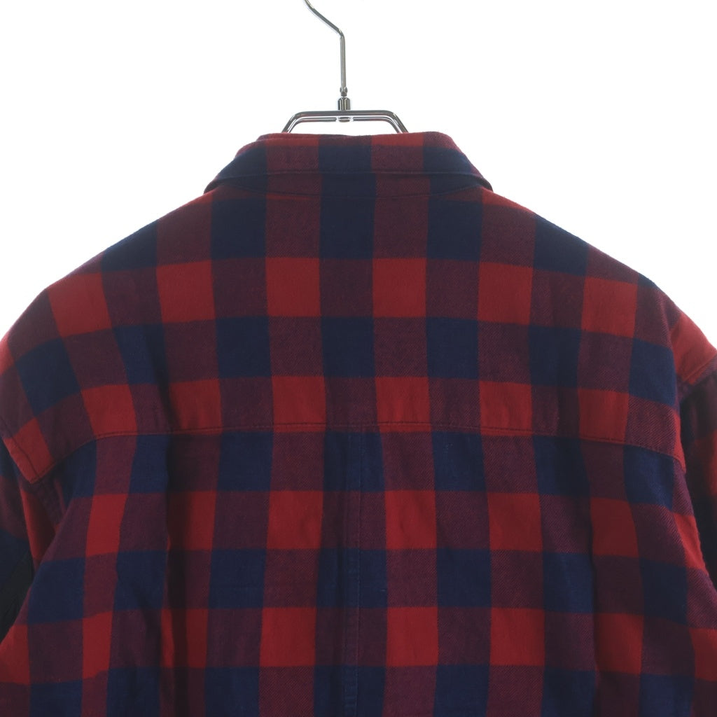 CHROME HEARTS(クロムハーツ) LOOSE END ルーズエンド 袖スターパッチ付チェックシャツ ブルー