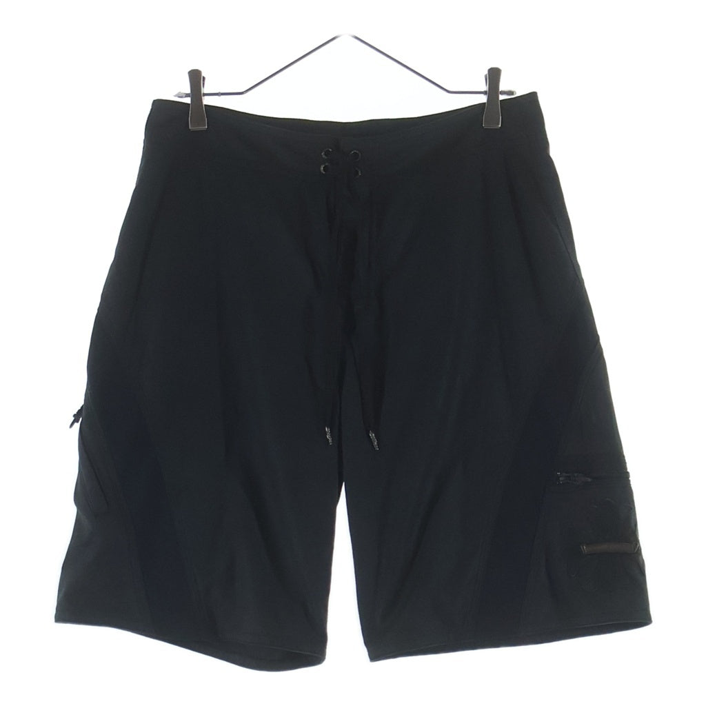 CHROME HEARTS(クロムハーツ) CHプラスパッチ付きレザーハーフパンツ 