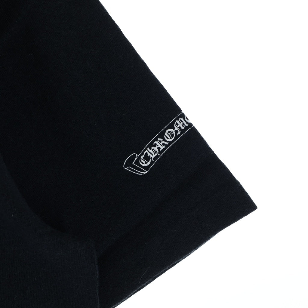 CHROME HEARTS(クロムハーツ) OLD DAGGER LOGO L/S TEE オールド ダガーロゴプリント Tシャツカットソー ホワイト