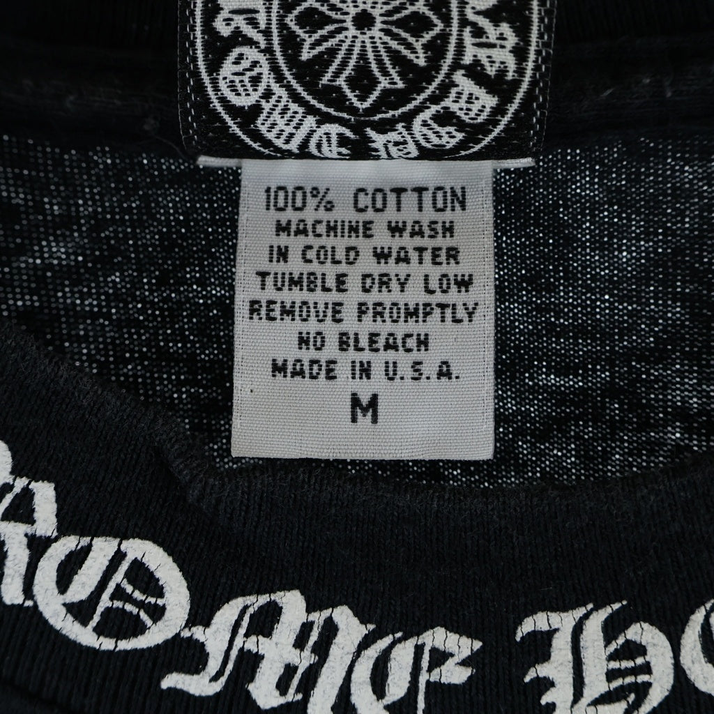 CHROME HEARTS(クロムハーツ) OLD DAGGER LOGO L/S TEE オールド ダガーロゴプリント Tシャツカットソー ホワイト