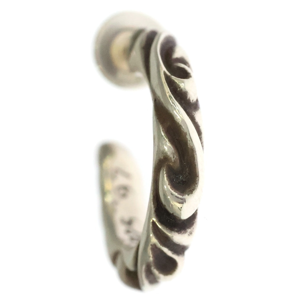 CHROME HEARTS(クロムハーツ) HOOP SCROOL スクロール フープピアス シルバー BCA102