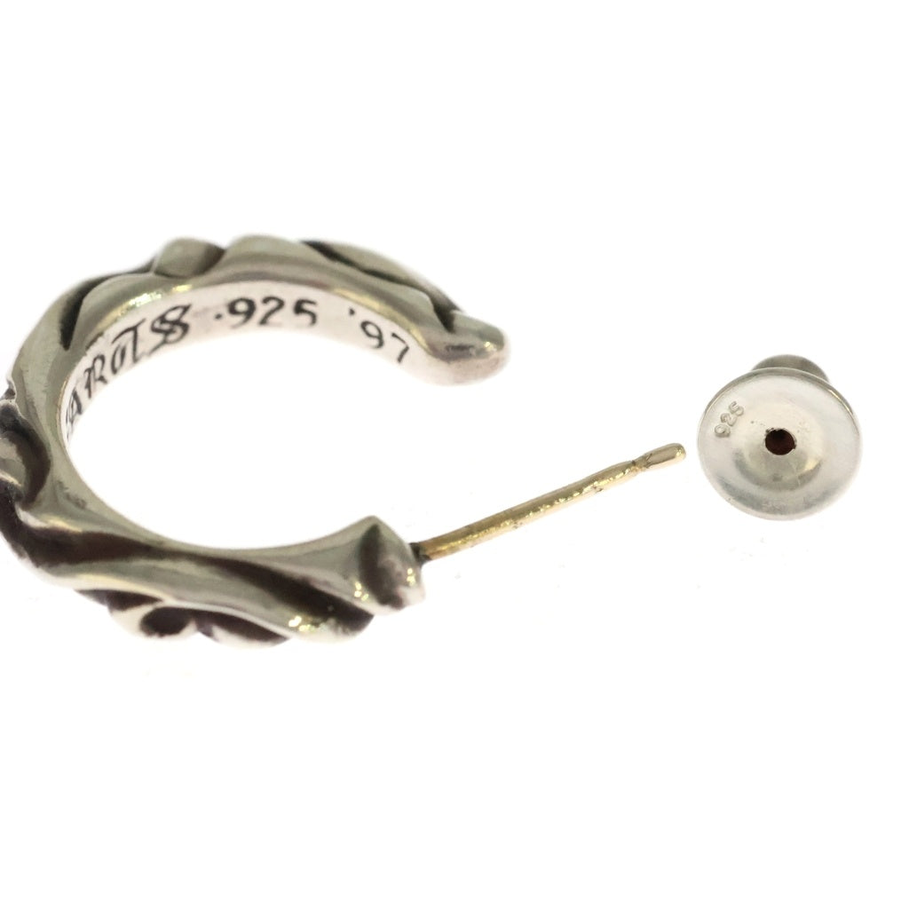 CHROME HEARTS(クロムハーツ) HOOP SCROOL スクロール フープピアス シルバー BCA102