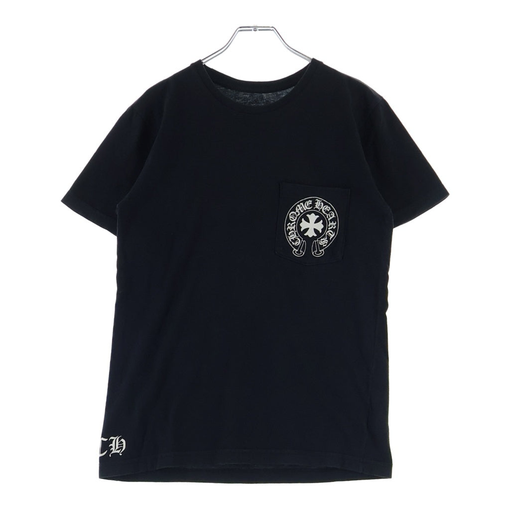 CHROME HEARTS(クロムハーツ) CH T-SHRT 1 バック英字プリント半袖Tシャツ ブラック