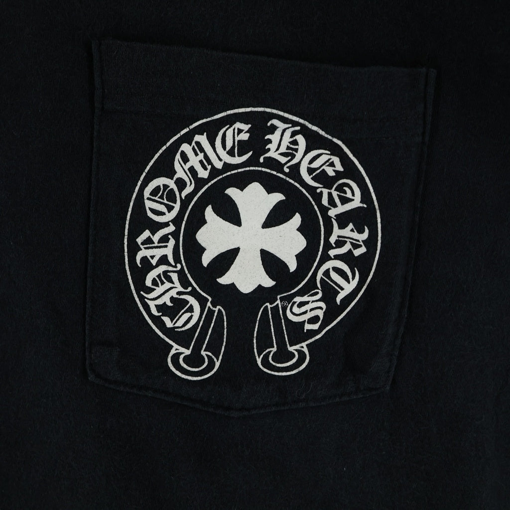 CHROME HEARTS(クロムハーツ) CH T-SHRT 1 バック英字プリント半袖Tシャツ ブラック