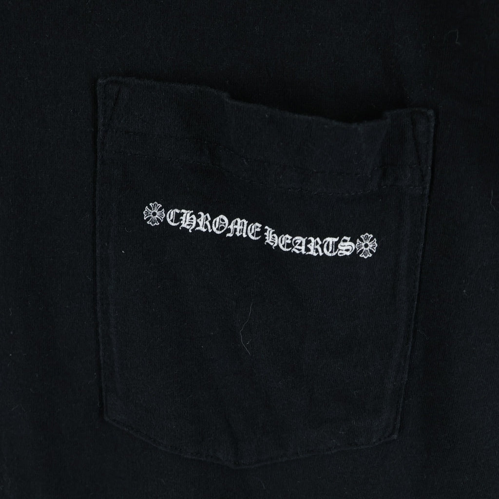 CHROME HEARTS(クロムハーツ) CH T-SHIRT ファックユープリント クルーネック 半袖Tシャツ カットソー ブラック