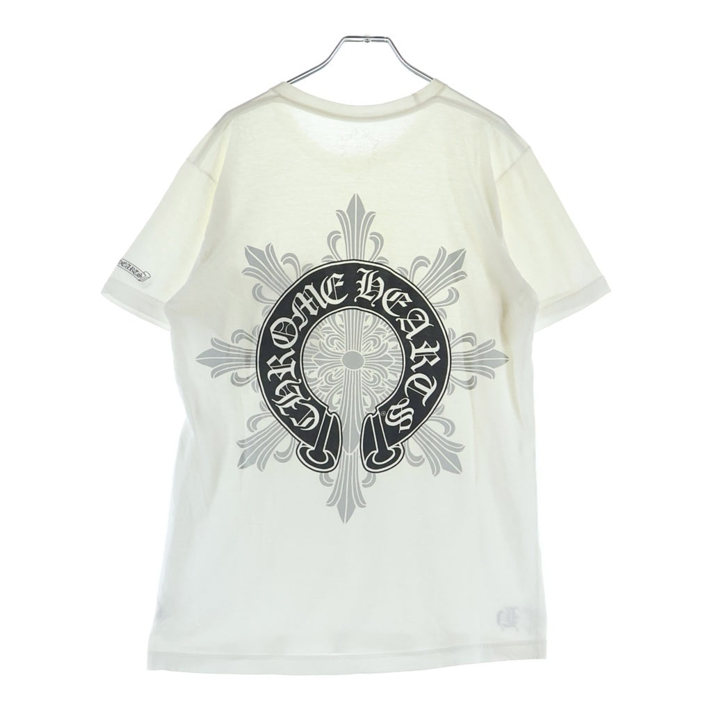 CHROME HEARTS(クロムハーツ) S/S TEE オールド バックフローラル ホースシュープリント 半袖Tシャツカットソー