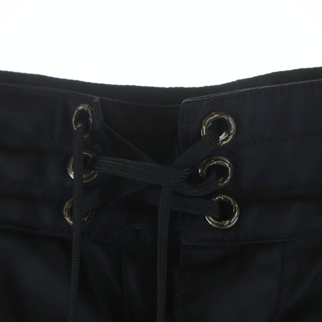 CHROME HEARTS(クロムハーツ) SURF BRITCHES クロスボタンナイロンCHハーフパンツ ブラック