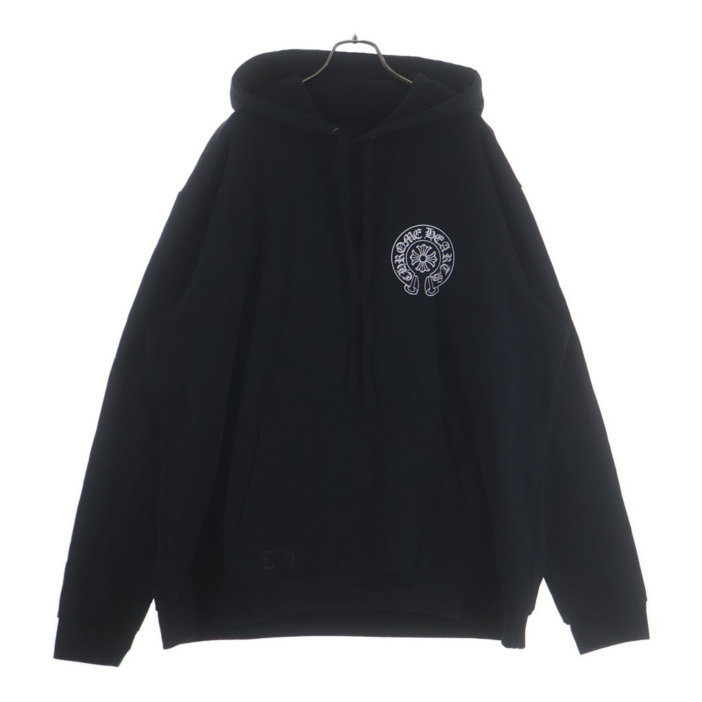 CHROME HEARTS(クロムハーツ) SWTSHRT HD ZIP LTD 東京限定バックホースシュープリントジップアッパーカー