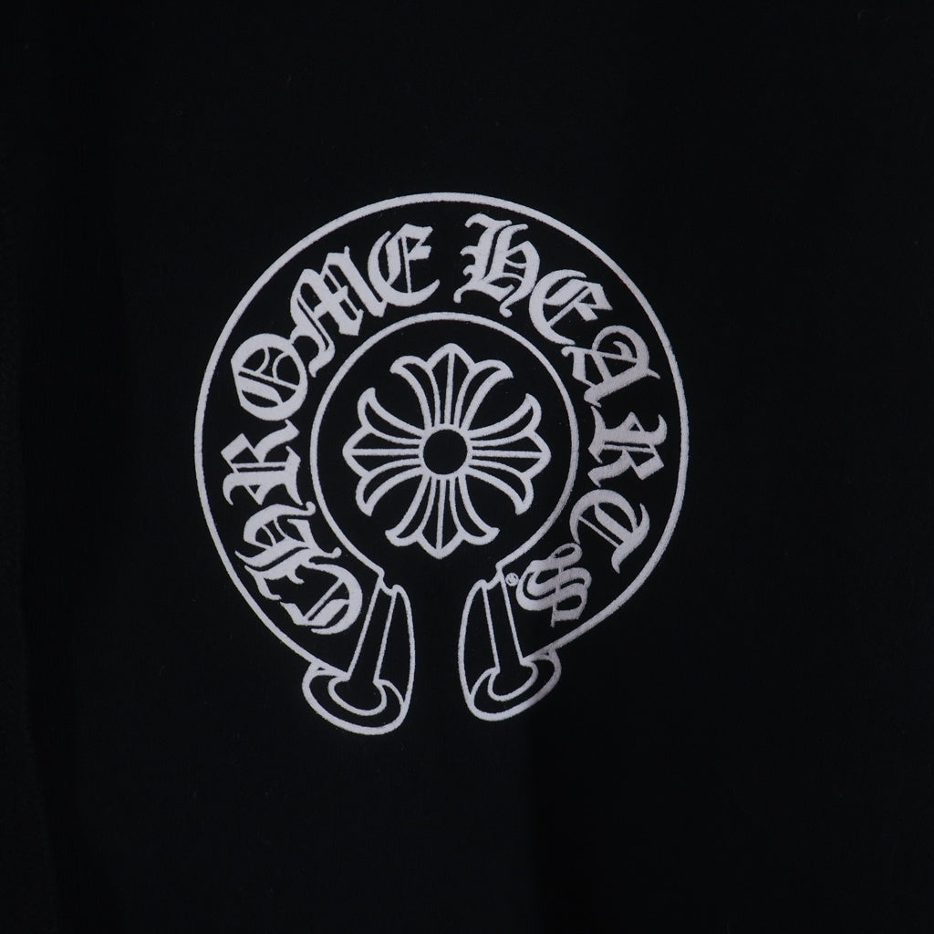 CHROME HEARTS(クロムハーツ) SWTSHRT HD ZIP LTD 東京限定バックホースシュープリントジップアッパーカー