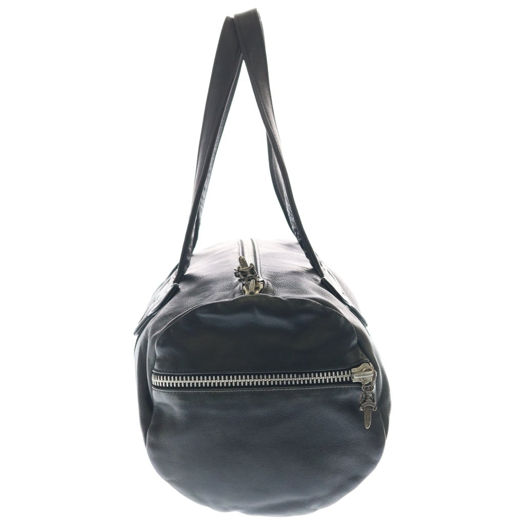 CHROME HEARTS(クロムハーツ) DUFFLE TINY ダッフルタイニー ブラック レザー ミニボストン ブラック レディース