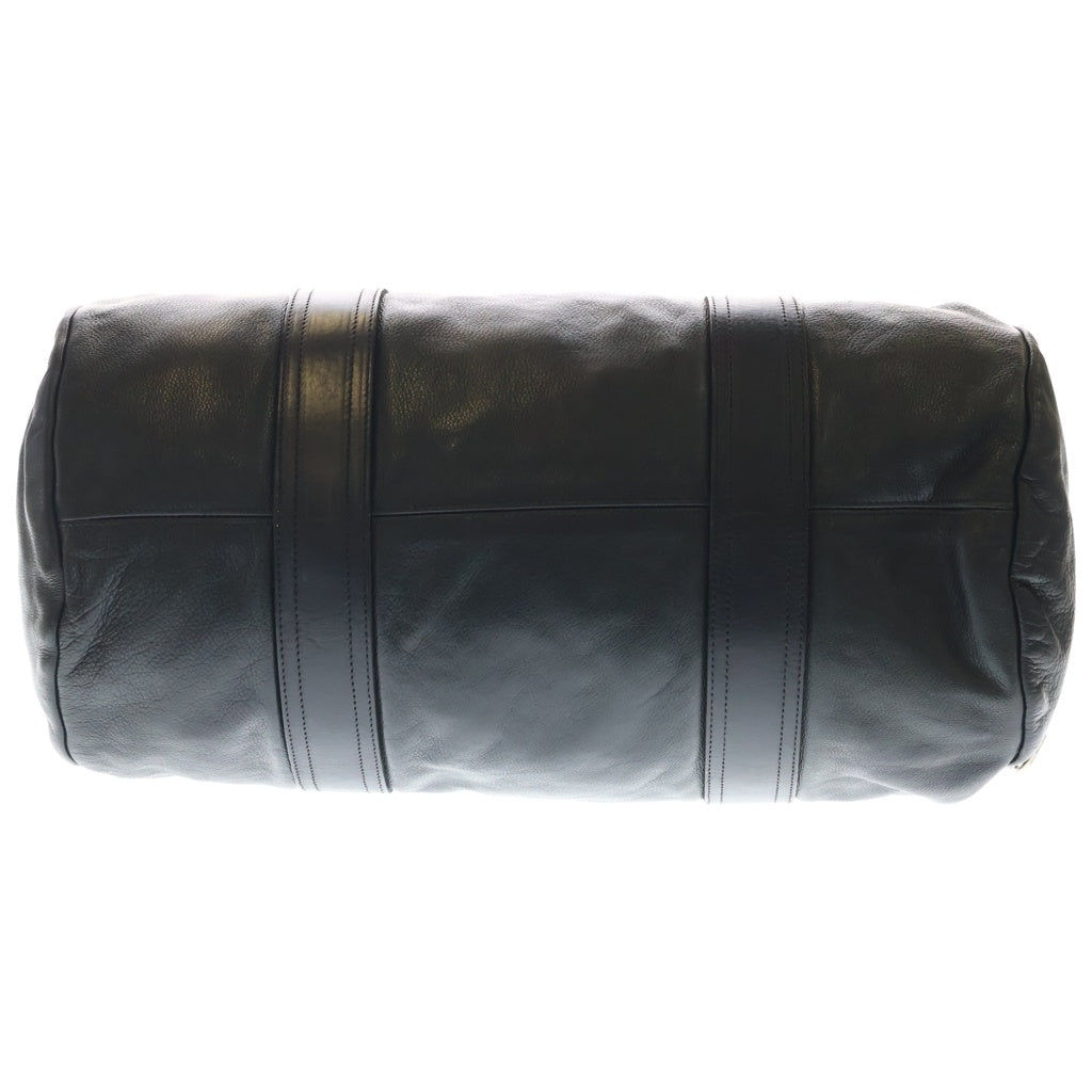 CHROME HEARTS(クロムハーツ) DUFFLE TINY ダッフルタイニー ブラック レザー ミニボストン ブラック レディース