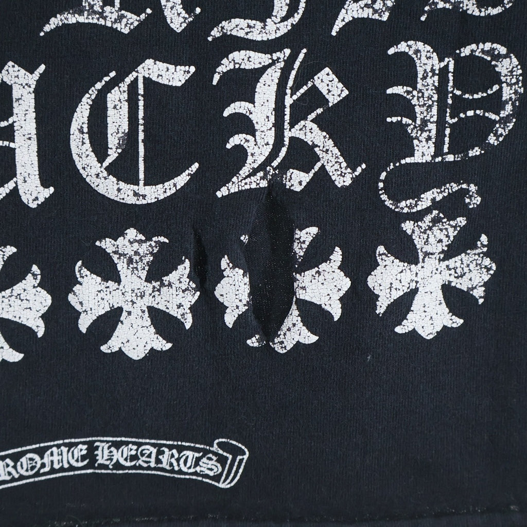 CHROME HEARTS(クロムハーツ) OLD バック英字プリント タンクトップ ブラック