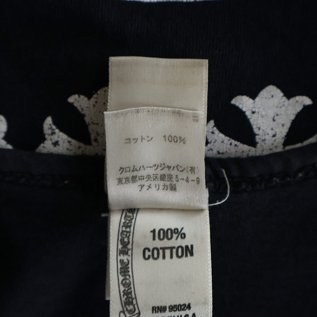 CHROME HEARTS(クロムハーツ) OLD バック英字プリント タンクトップ ブラック