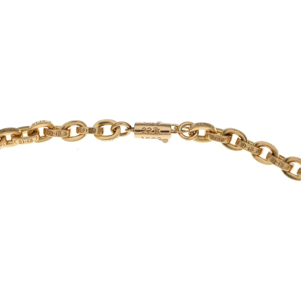 CHROME HEARTS(クロムハーツ) 22K PAPER CHAIN 22 ペーパーチェーン 22inch ゴールドネックレス