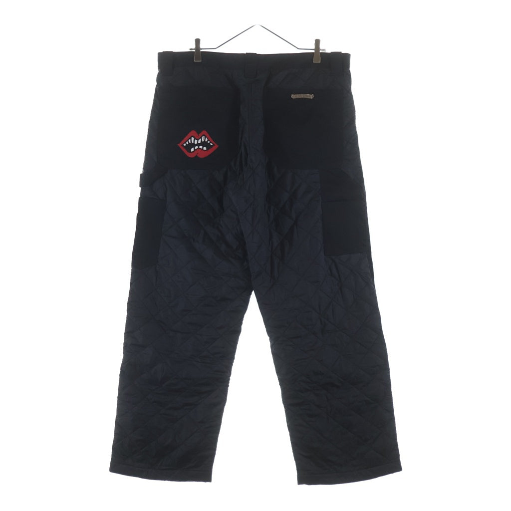 CHROME HEARTS(クロムハーツ) MATTY BOY CARPENTER SEX RECORDS MATTY BOYパッチ付きカーペンターロングパンツ ブラック