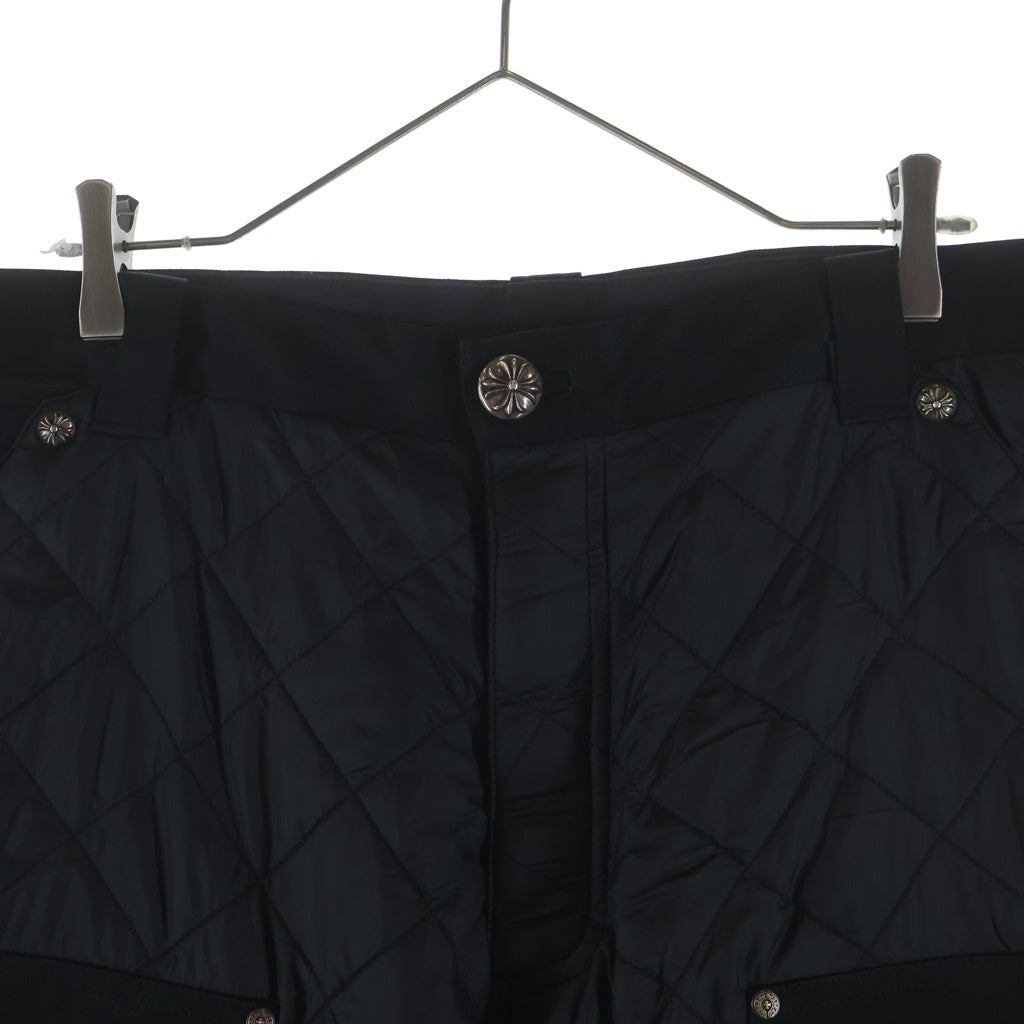 CHROME HEARTS(クロムハーツ) MATTY BOY CARPENTER SEX RECORDS MATTY BOYパッチ付きカーペンターロングパンツ ブラック