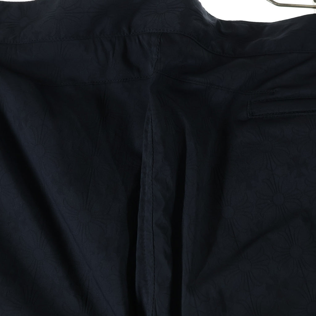 CHROME HEARTS(クロムハーツ) Y NOT CH Plus Swim Shorts CHプラス総柄 スイムショーツ ナイロンショートパンツ ブラック