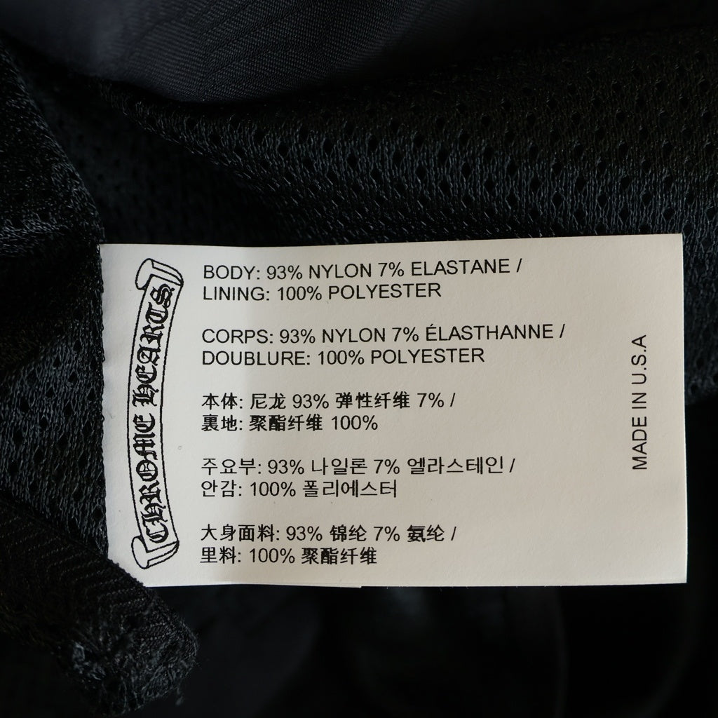 CHROME HEARTS(クロムハーツ) Y NOT CH Plus Swim Shorts CHプラス総柄 スイムショーツ ナイロンショートパンツ ブラック