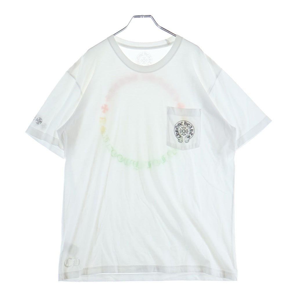 CHROME HEARTS(クロムハーツ) Back Grad Circle Logo Tee バックグラデーション サークルロゴ Tシャツ ホワイト