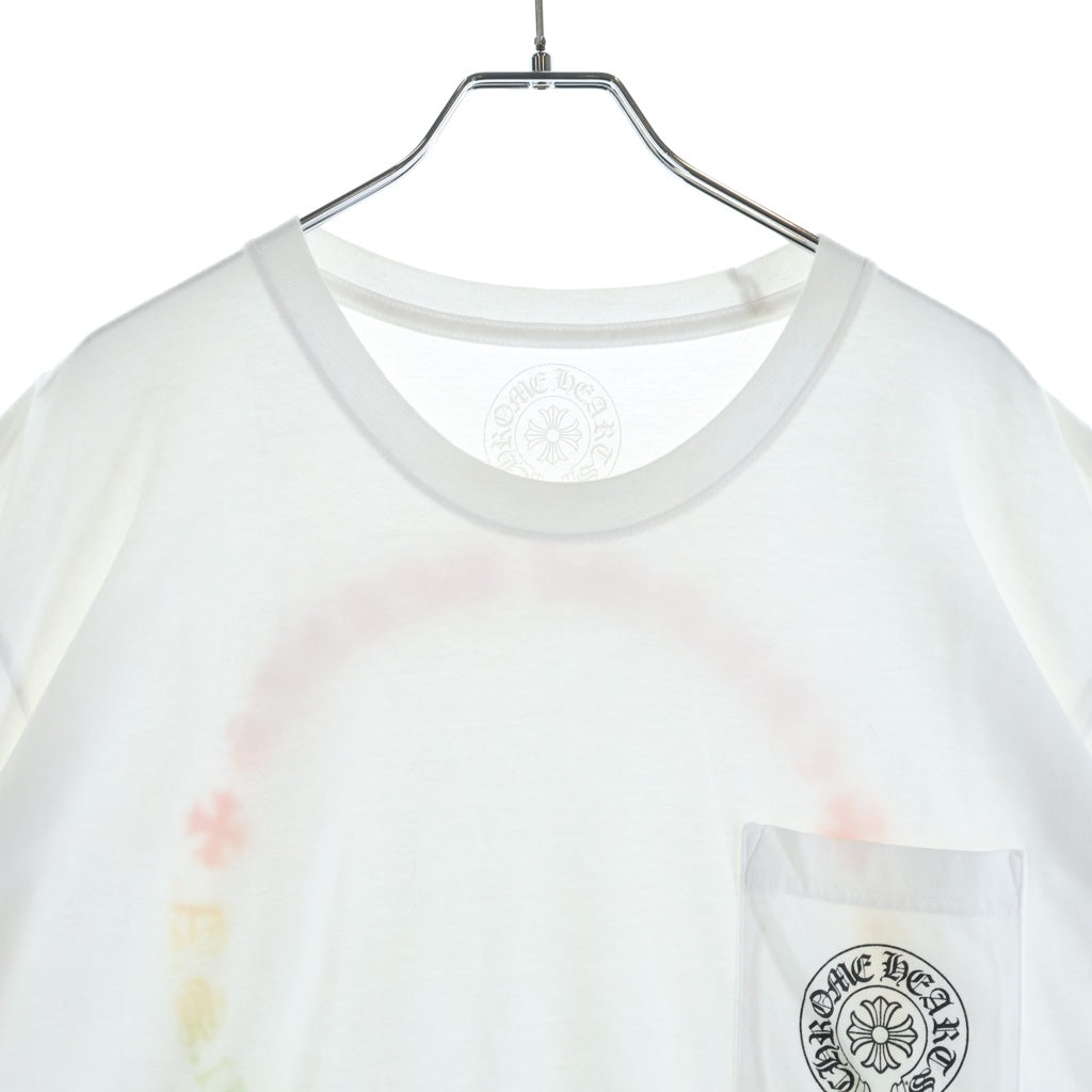 CHROME HEARTS(クロムハーツ) Back Grad Circle Logo Tee バックグラデーション サークルロゴ Tシャツ ホワイト