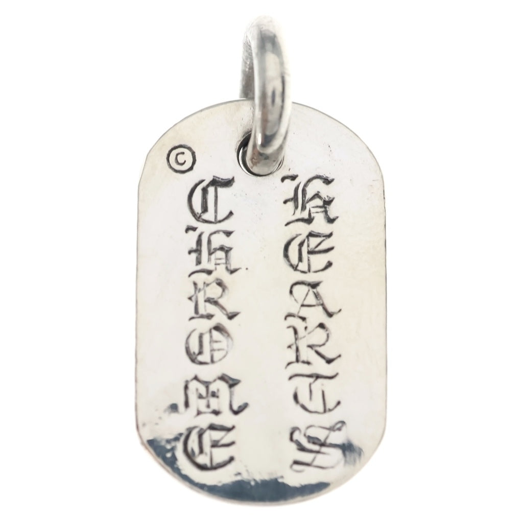 CHROME HEARTS(クロムハーツ) RAISED FRRL DOGTAG レイズドフローラルクロス ドッグタグ ペンダントトップ シルバー BCA302