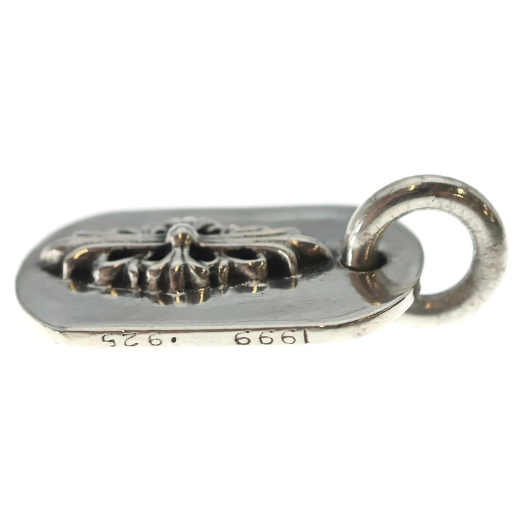 CHROME HEARTS(クロムハーツ) RAISED FRRL DOGTAG レイズドフローラルクロス ドッグタグ ペンダントトップ シルバー BCA302