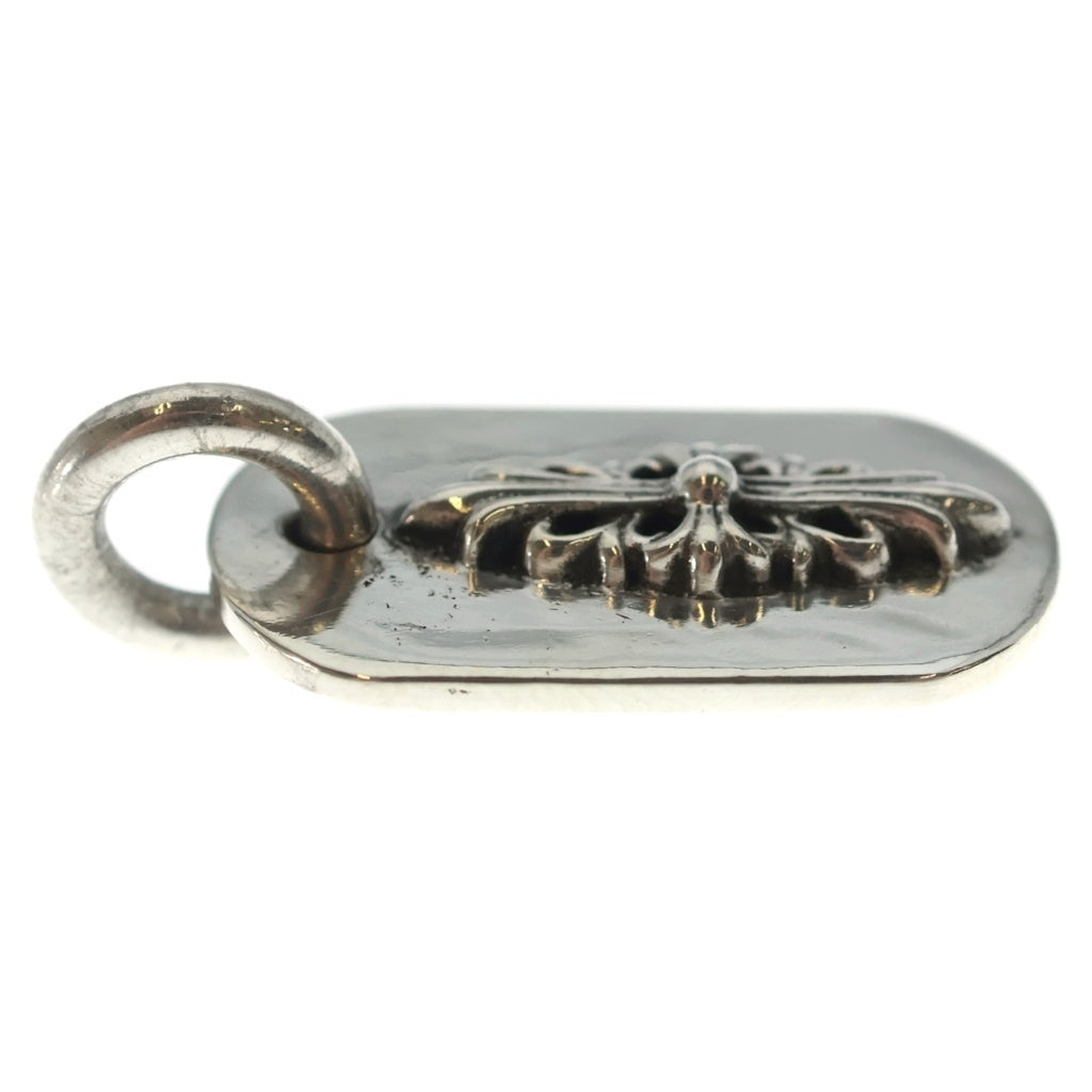 CHROME HEARTS(クロムハーツ) RAISED FRRL DOGTAG レイズドフローラルクロス ドッグタグ ペンダントトップ シルバー BCA302