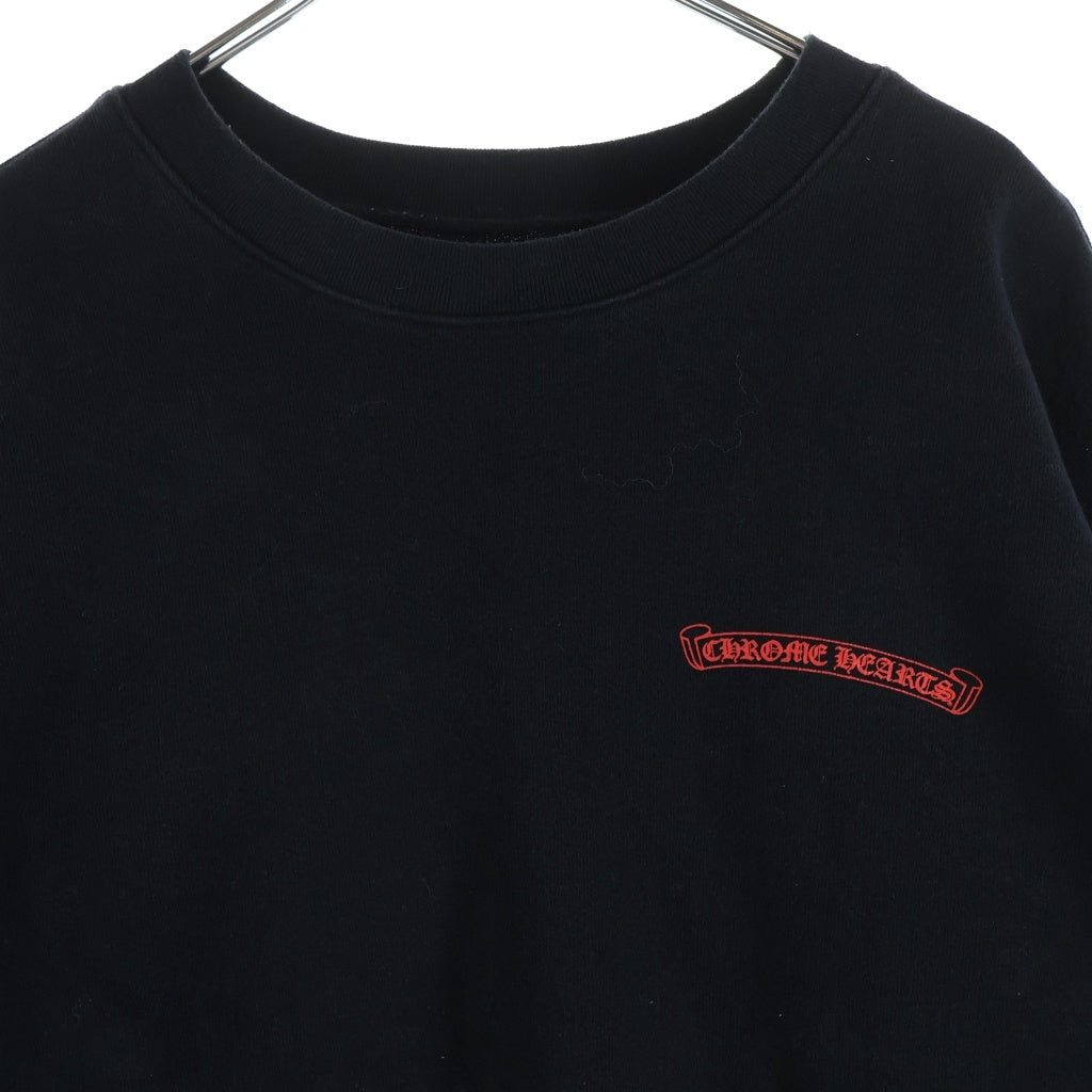 CHROME HEARTS(クロムハーツ) 99 EYES CHOMPER SWTSHRT MATTY BOYバックプリントスウェットカットソー ブラック