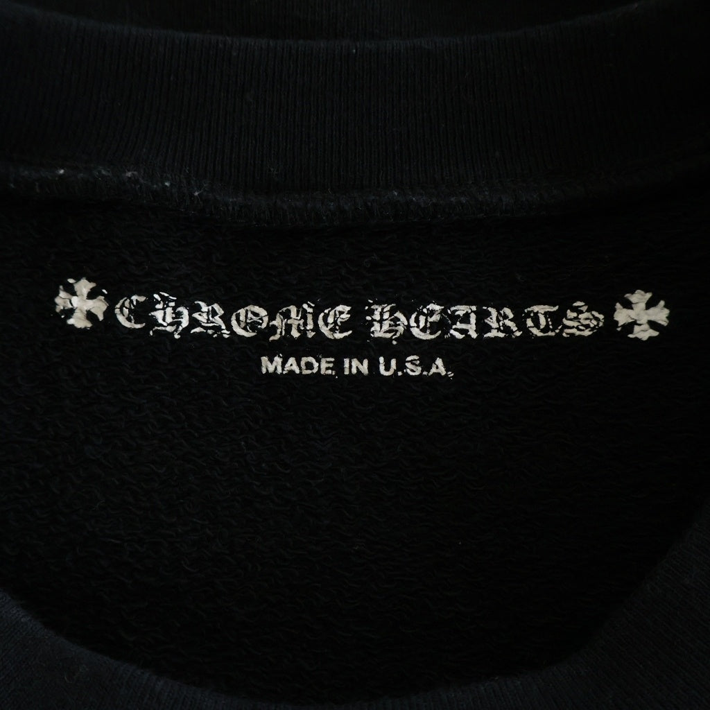 CHROME HEARTS(クロムハーツ) 99 EYES CHOMPER SWTSHRT MATTY BOYバックプリントスウェットカットソー ブラック