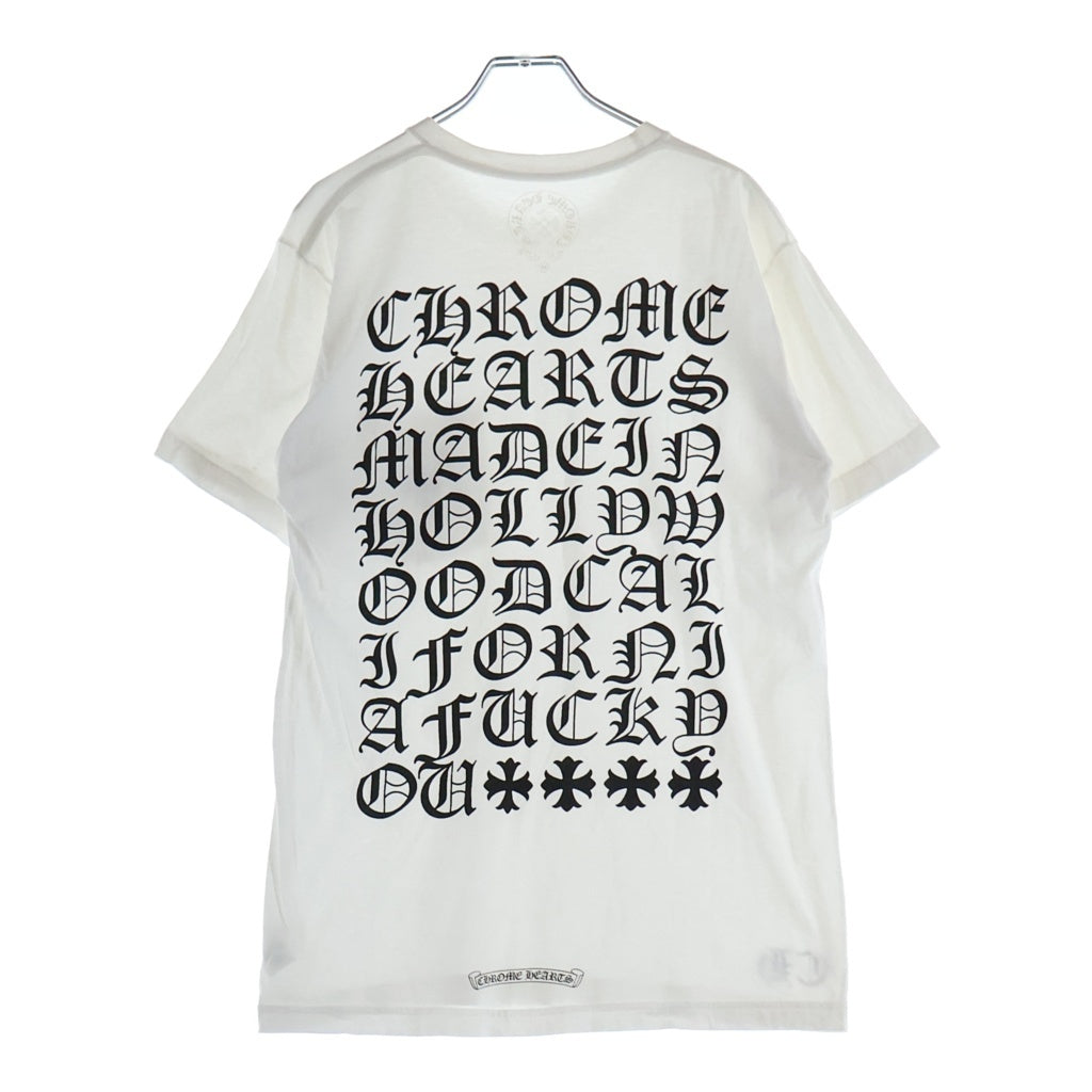 CHROME HEARTS(クロムハーツ) CH T-SHRT 1 バック英字プリント半袖Tシャツ ブラック