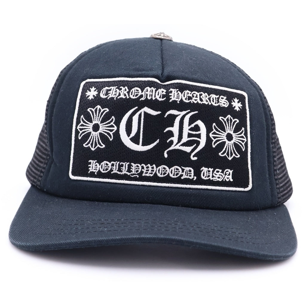 CHROME HEARTS(クロムハーツ) TRUCKER CAP CHパッチ メッシュ トラッカーキャップ 帽子 ブラック