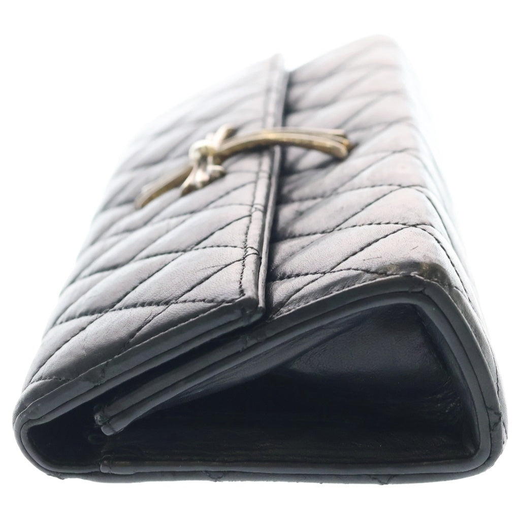 CHROME HEARTS(クロムハーツ) DINNER LG CH CROSS ディナー ラージCHクロス付レザークラッチバッグ