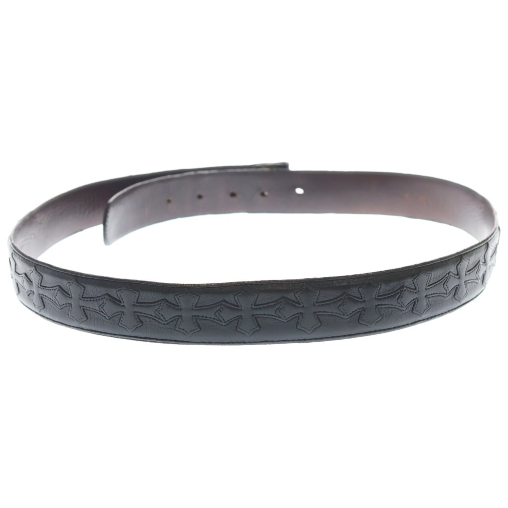 CHROME HEARTS(クロムハーツ) 1.5 STRAP CEMETERY 1.5inchセメタリークロスパッチ レザーベルト