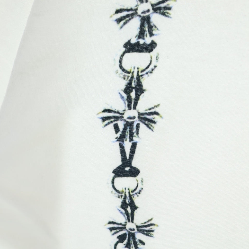 CHROME HEARTS(クロムハーツ) ×COMME des GARCONS コムデギャルソン カットアウト 半袖Tシャツ カットソー ホワイト
