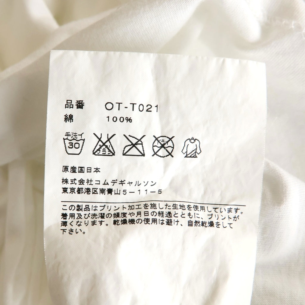 CHROME HEARTS(クロムハーツ) ×COMME des GARCONS コムデギャルソン カットアウト 半袖Tシャツ カットソー ホワイト