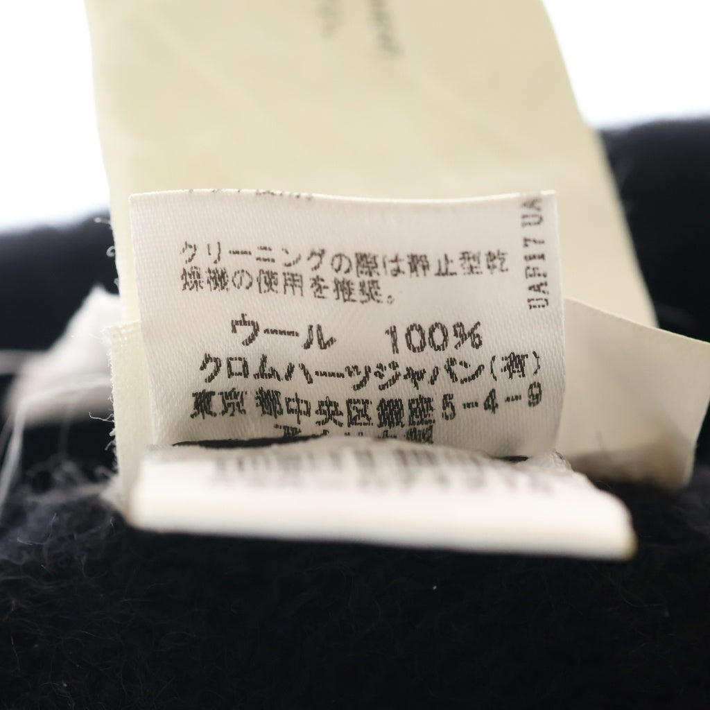 CHROME HEARTS(クロムハーツ) WOOL WATCH CAP CHプラス ホースシューニットキャップ ビーニー帽子 ブラック
