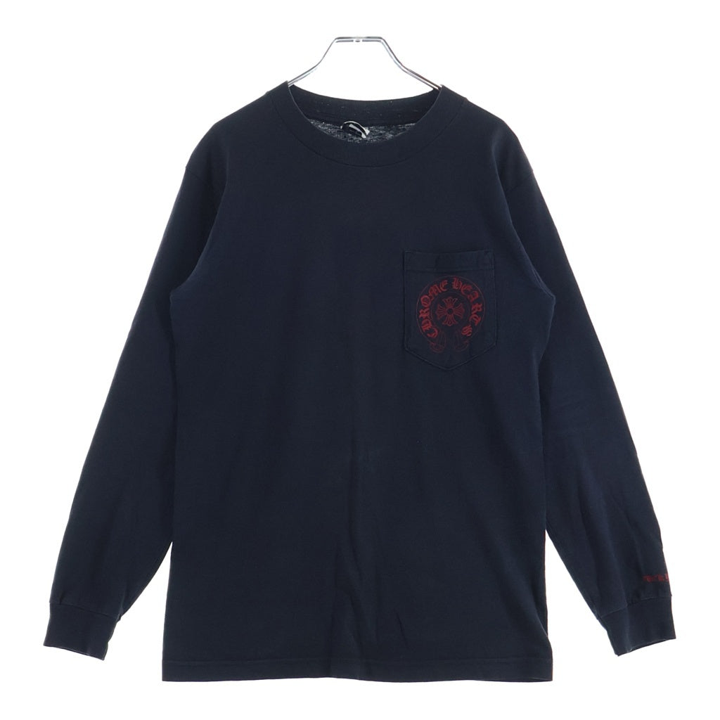 CHROME HEARTS(クロムハーツ) OLD オールド袖フローラル ホースシュープリント ラスベガス限定 長袖Tシャツカットソー