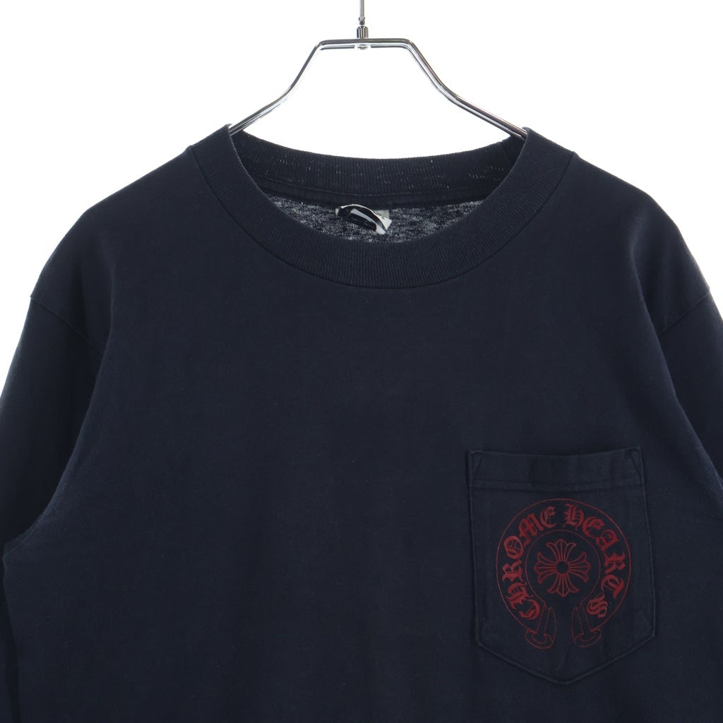 CHROME HEARTS(クロムハーツ) OLD オールド袖フローラル ホースシュープリント ラスベガス限定 長袖Tシャツカットソー