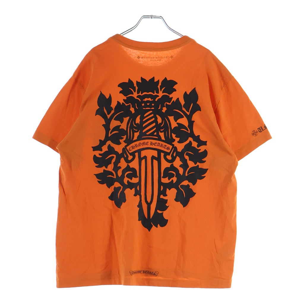 CHROME HEARTS(クロムハーツ) VINE DGR T-SHRT ヴァインダガープリントTシャツ オレンジ