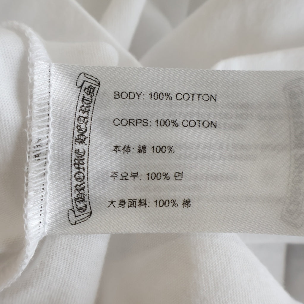 CHROME HEARTS(クロムハーツ) CH T-SHRT FOTI FOTIプリントロングTシャツ ホワイト/マルチ
