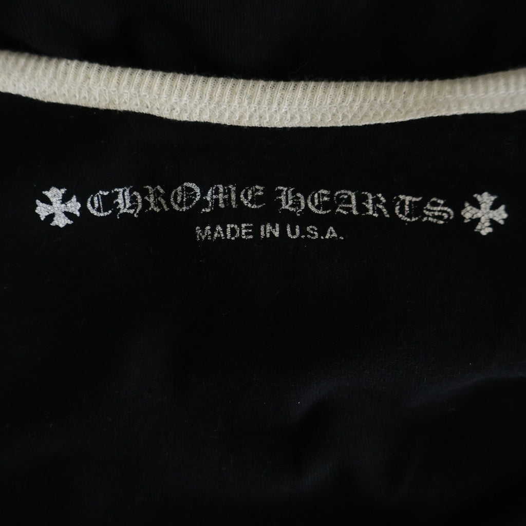 CHROME HEARTS(クロムハーツ) ROLLER SKATES TANK HORSESHOE CEMENT ホースシュープリントキャミソール ブラック/ホワイト レディース