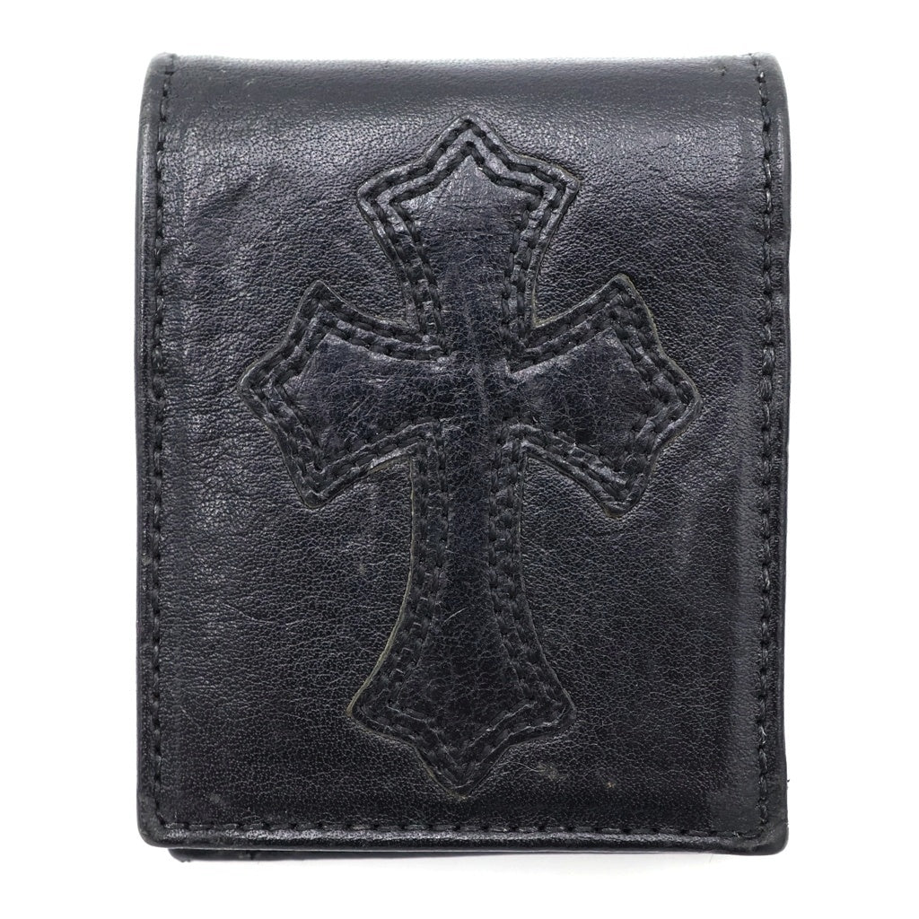 CHROME HEARTS(クロムハーツ) YY NOTEPAD MEMO HOLDER RHODIA クロスパッチ付き ノートパッド ロディアメモホルダー レザーケース ブラック
